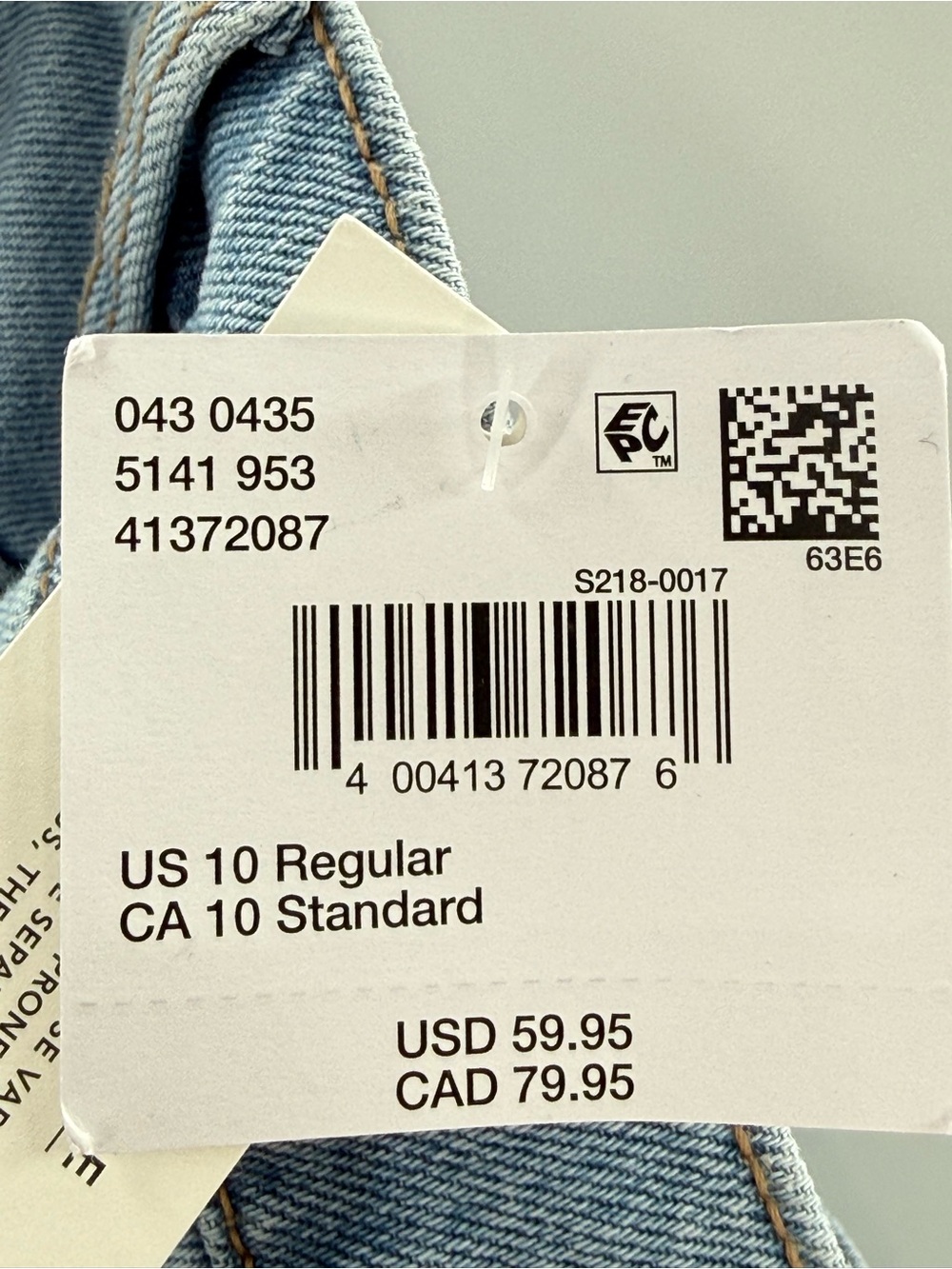 NWT American Eagle Super High Rise Straight Leg Jeans Stretch Light Wash 10 / 30 - Picture 10 of 13